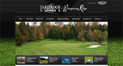 Desktop Screenshot of lakeridgelinks.com